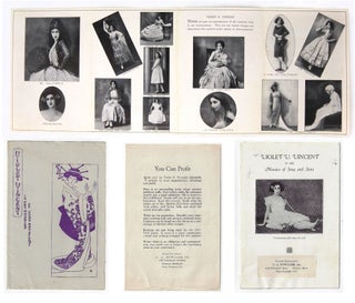 Item #21631 Packet of 1930s Promotional Materials for a Performer Offering Costumed...