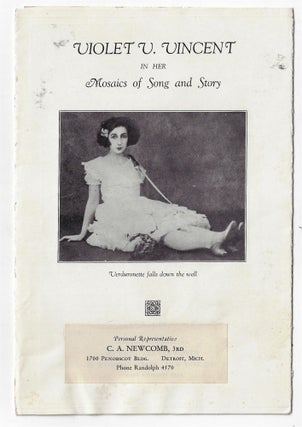 Packet of 1930s Promotional Materials for a Performer Offering Costumed "Interpretations" of Women from Around the World