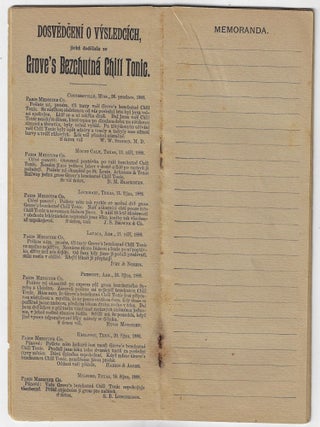 Multilingual Memo Book Advertising Products of the Paris Medicine Company, St. Louis