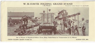W.H. Curtis Folding Grand Stand on Wheels