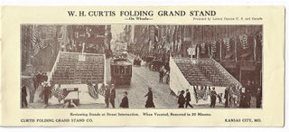 W.H. Curtis Folding Grand Stand on Wheels