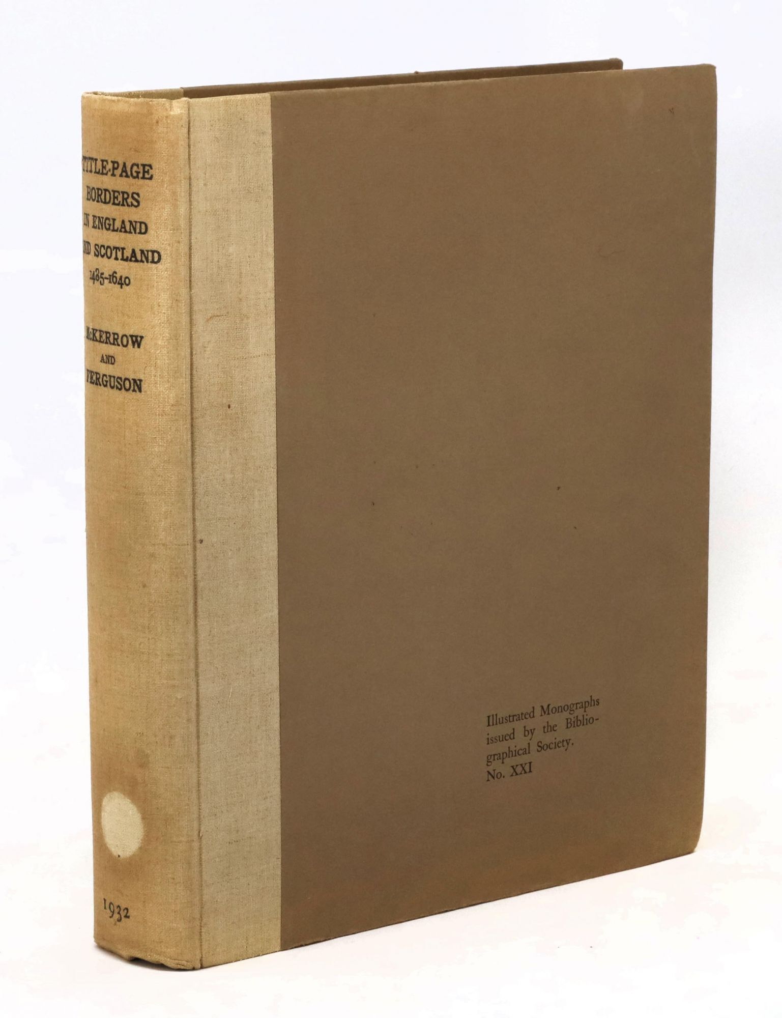 Title-Page Borders used in England and Scotland 1485-1640 | First
