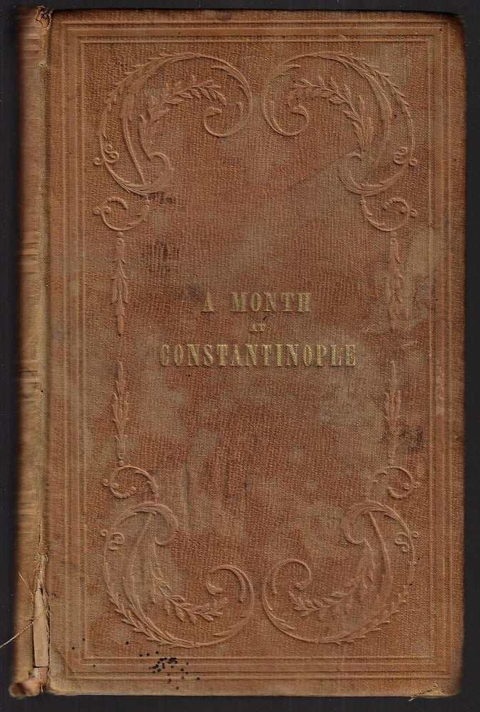 Item #21866 A Month at Constantinople. Albert Smith.