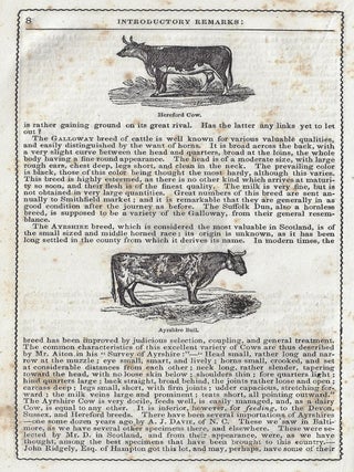 A Treatise on Milch Cows, Whereby the Quality and Quantity of Milk Which Any Cow Will Give May be Accurately Determined by Observing Natural Marks or External Indications Alone...with Introductory Remarks and Observations on the Cow and the Dairy