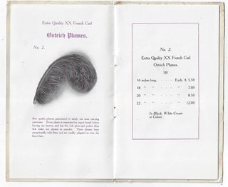 Catalogue of the Ostrich Farm Feather Co., 1909