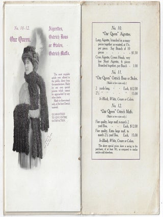 Catalogue of the Ostrich Farm Feather Co., 1909