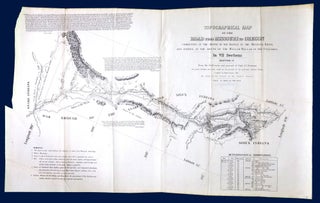 Topographical Map of the Road From Missouri To Oregon Commencing at the Mouth of the Kansas in the Missouri River and Ending at the Mouth of the Wallah Wallah in the Columbia
