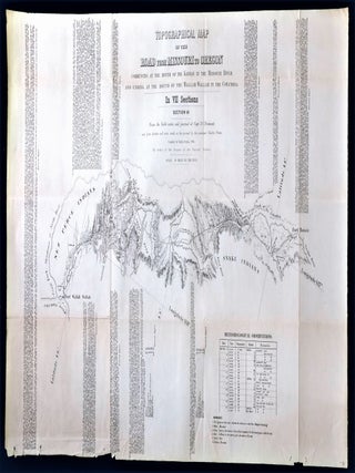 Topographical Map of the Road From Missouri To Oregon Commencing at the Mouth of the Kansas in the Missouri River and Ending at the Mouth of the Wallah Wallah in the Columbia