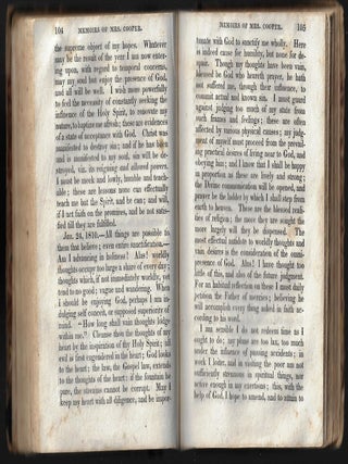 Memoirs of Mrs. Mary Cooper, of London, Who Departed this Life, June 22, 1812, in the twenty-sixth year of her age; Extracted from her diary and epistolary correspondence