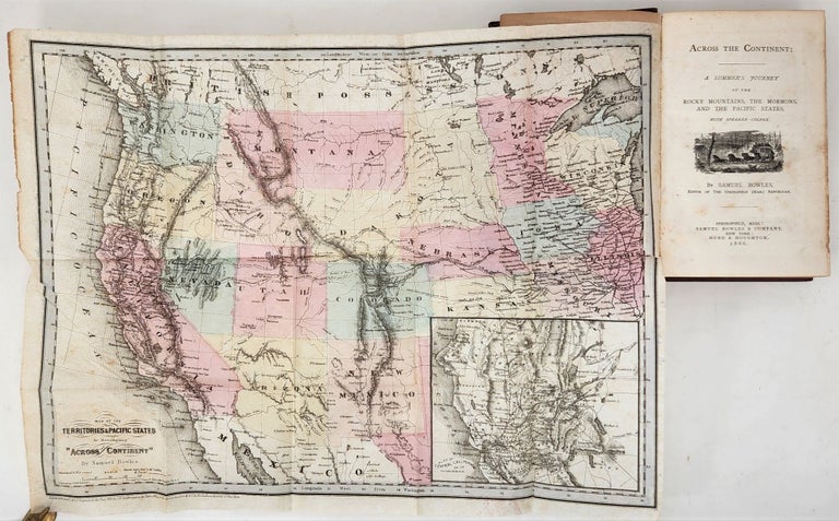 Item #22151 Across the Continent: A Summer's Journey to the Rocky Mountains, the Mormons, and the Pacific States, with Speaker Colfax. Samuel Bowles.