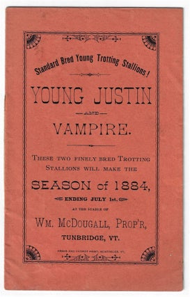 Item #22181 Standard Bred Young Trotting Stallions! Young Justin and Vampire