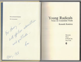 Young Radicals, Notes on Committed Youth [SIGNED]