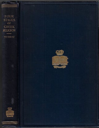 Item #22237 Five Stages of Greek Religion, Studies Based on a Series of Lectures Delivered in...