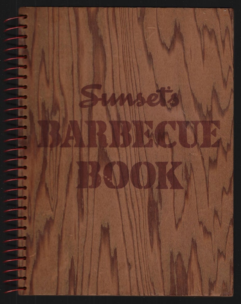 Item #22295 Sunset's Barbecue Book. George A. Sanderson, Virginia Rich.
