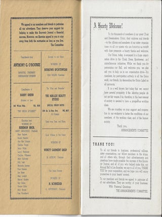 Souvenir Program from the Annual Ball of the Los Angeles Cloak and Dressmakers's Union, 1940