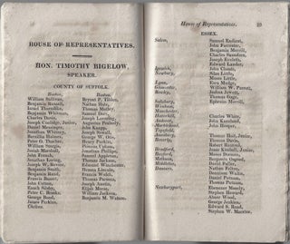 Rules and Orders To Be Observed In The House of Representatives Of the Commonwealth of Massachusetts, For the Year 1819