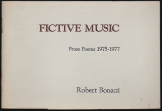Item #2240 Fictive Music. Robert Bonazzi