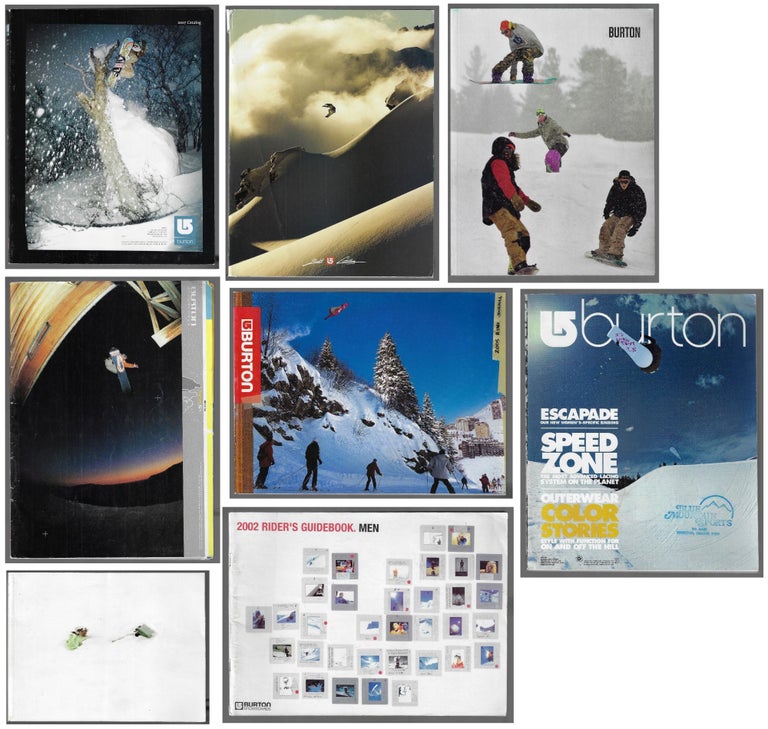 Item #22401 Group of Eight Burton Snowboards Catalogues, 2001-2012