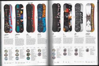 Group of Eight Burton Snowboards Catalogues, 2001-2012