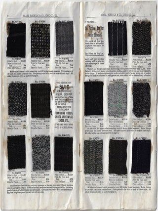 Group of Sears, Roebuck Materials Promoting Custom-Tailored Menswear,1903