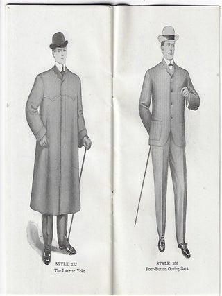 Group of Sears, Roebuck Materials Promoting Custom-Tailored Menswear,1903