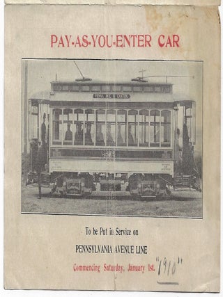 Item #22432 Pay-As-You-Enter Car. United Railways, Electric Company
