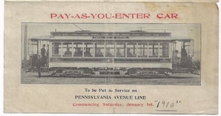 Item #22432 Pay-As-You-Enter Car. United Railways, Electric Company