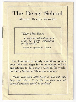 Item #22474 The Berry School, Mount Berry, Georgia