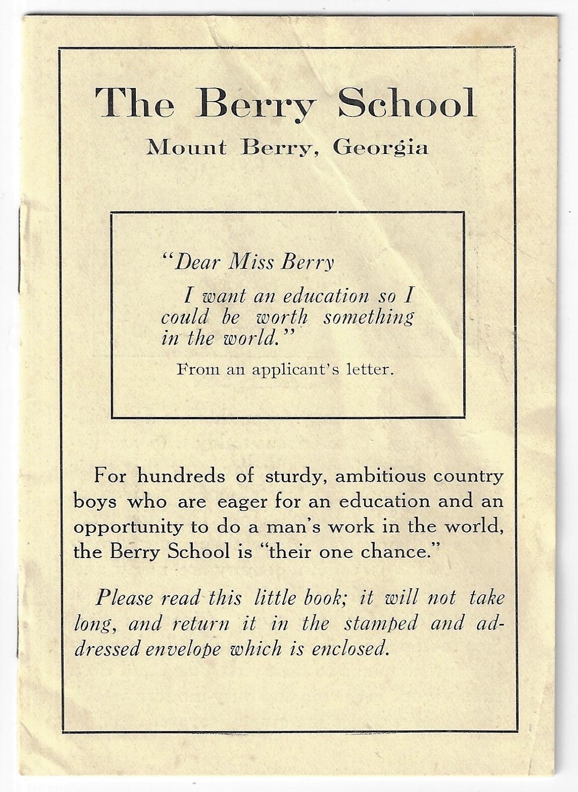 The Berry School, Mount Berry,