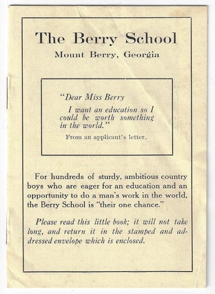 Item #22474 The Berry School, Mount Berry, Georgia