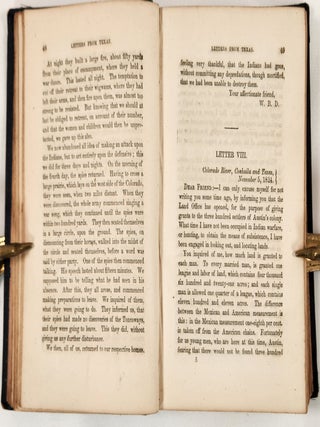 Letters from an Early Settler of Texas