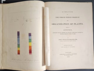 Item #22547 A Treatise on the Forces which Produce the Organization of Plants. With an Appendix...