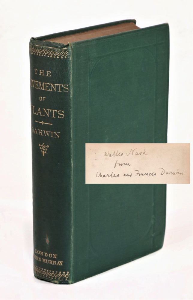 Item #22548 The Power of Movement in Plants. Charles Darwin, Francis Darwin.