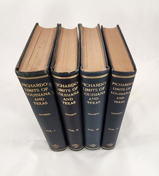 Pichardo's Treatise on the Limits of Louisiana and Texas [Complete Four-Volume Set]