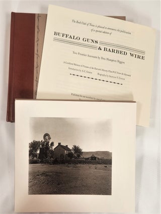 Item #22721 Buffalo Guns & Barbed Wire, Two Frontier Accounts. Don Hampton Biggers