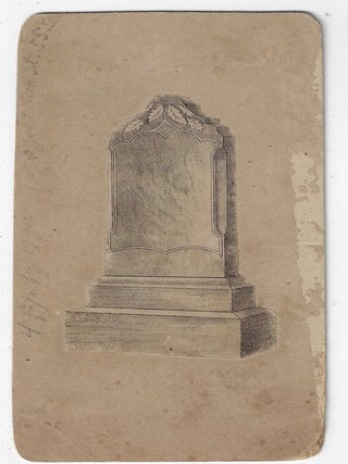 Gravestone & Monument Design and Sales Archive of F.J. Scholz & Son, Evansville, Indiana, 1880s-1890s