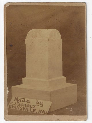 Gravestone & Monument Design and Sales Archive of F.J. Scholz & Son, Evansville, Indiana, 1880s-1890s