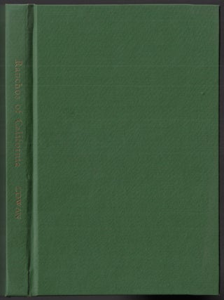 Item #22742 Ranchos of California, A List of Spanish Concessions 1775-1822 and Mexico Grants...