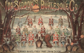 Item #22879 Ida Siddons Burlesque Co. Grand Novel First Part Snow Scene