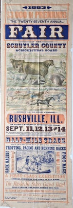 Item #22920 Twenty-Seventh Annual Fair of the Schuyler County Agricultural Board, Rushville,...