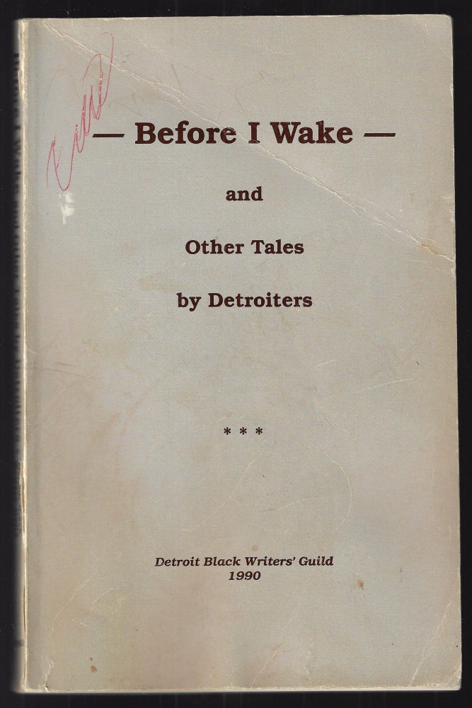 Item #22943 Before I Wake an Other Tales by Detroiters