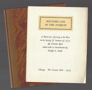 Item #22955 Western Life in the Stirrups: A Sketch of a Journey West in the Spring & Summer of...
