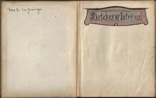 Album of Original Sketches of Home Interiors, ca. 1909