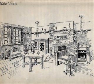 Album of Original Sketches of Home Interiors, ca. 1909