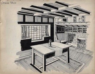 Album of Original Sketches of Home Interiors, ca. 1909