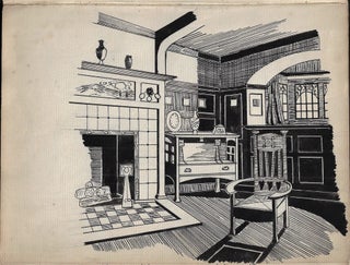 Album of Original Sketches of Home Interiors, ca. 1909