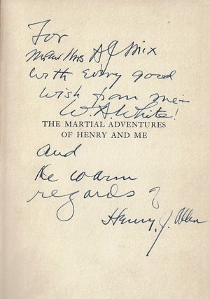 The Martial Adventures of Henry and Me [INSCRIBED]