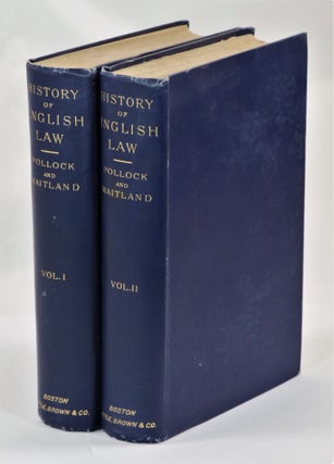 Item #23014 The History of English Law Before the Time of Edward I. Frederick Pollock, Frederic...