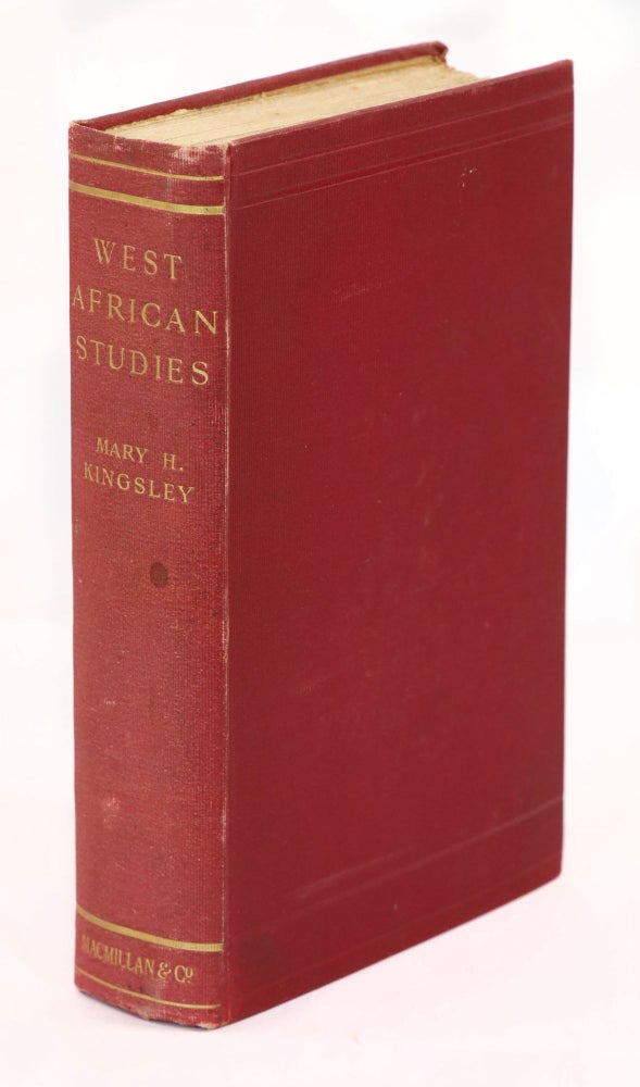 Item #23050 West African Studies. Mary H. Kingsley.