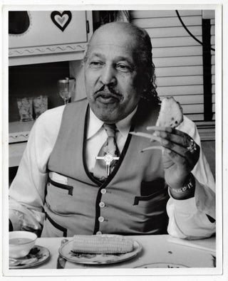 Photos of Charismatic Black Religious Leader "Sweet Daddy Grace" and Followers, 1950s